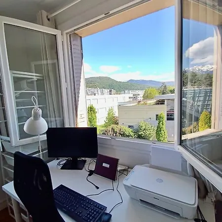 شقة Excellent - 2 & Salon - Vue Magnifique Sur Les Montagnes & Parking Prive Gratuit *